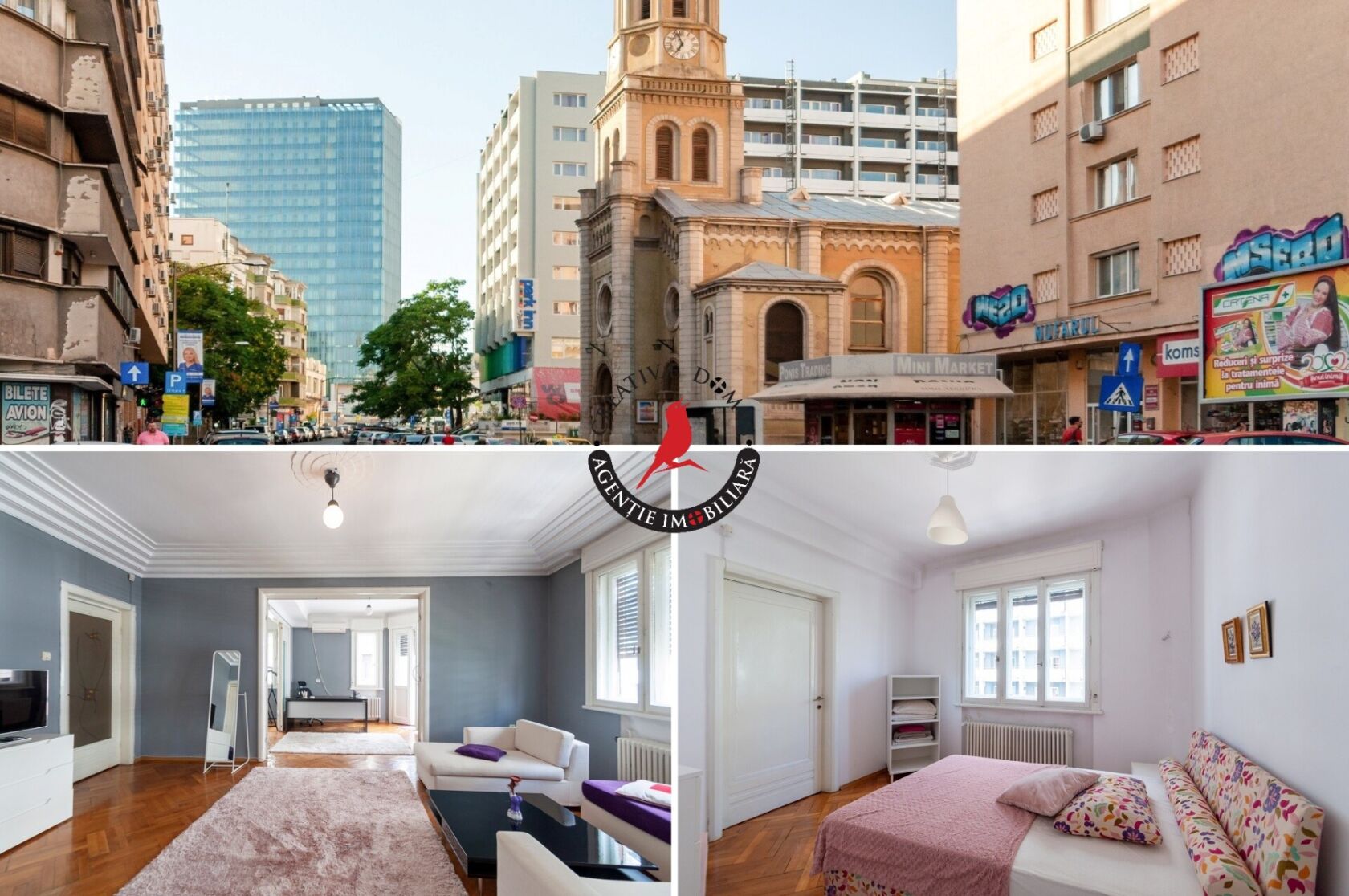 inchiriere apartament cu 4 camere pe str. luterana, sala palatului — fotografia 1