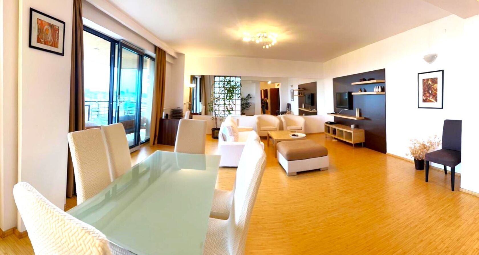 Apartament cu 3 camere (transformat din 4) de inchiriat - Central Park Residence — fotografia 3