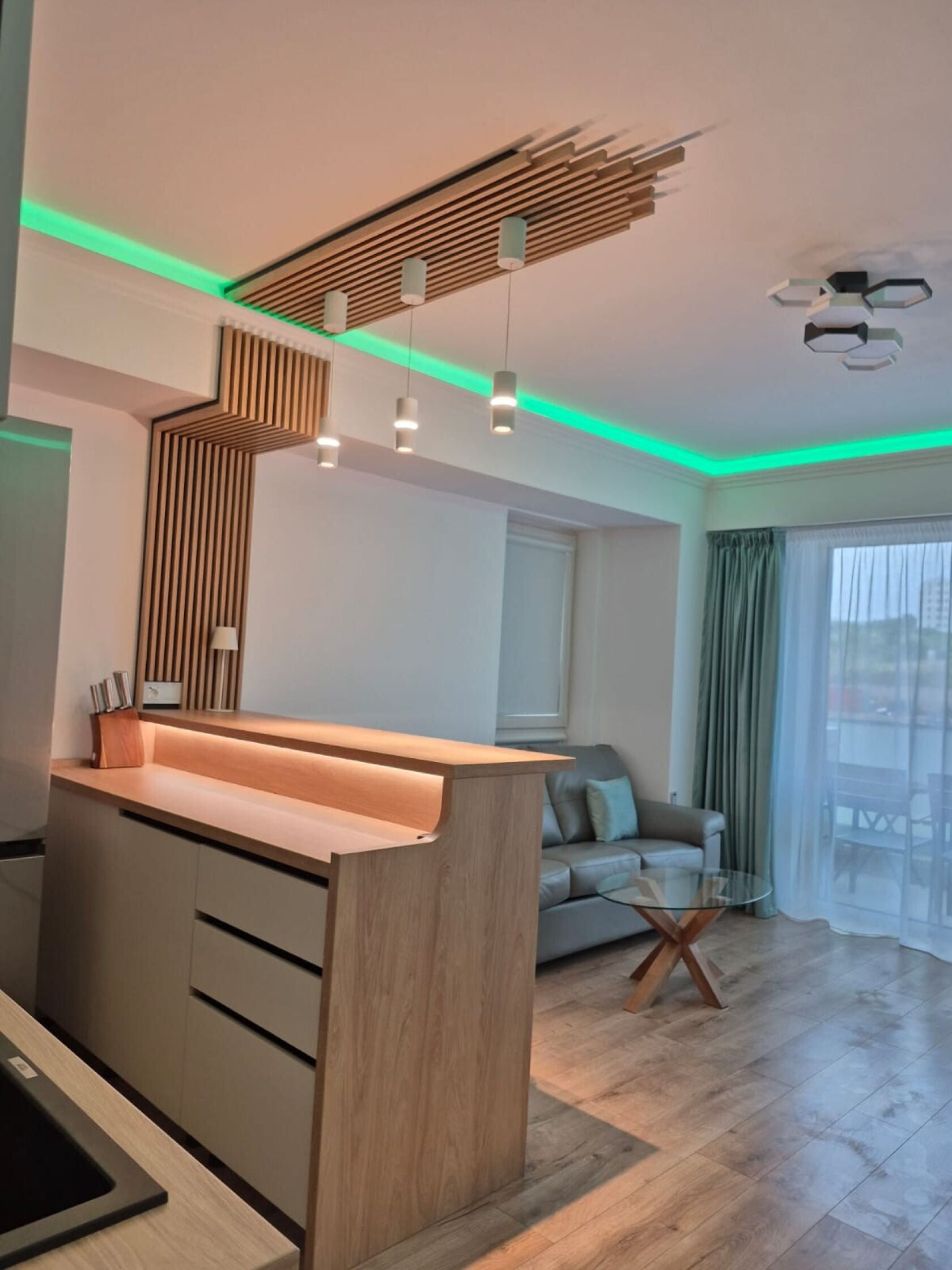 Apartament de inchiriat 2 camere zona Copou- Iasi bloc nou, modern — fotografia 3