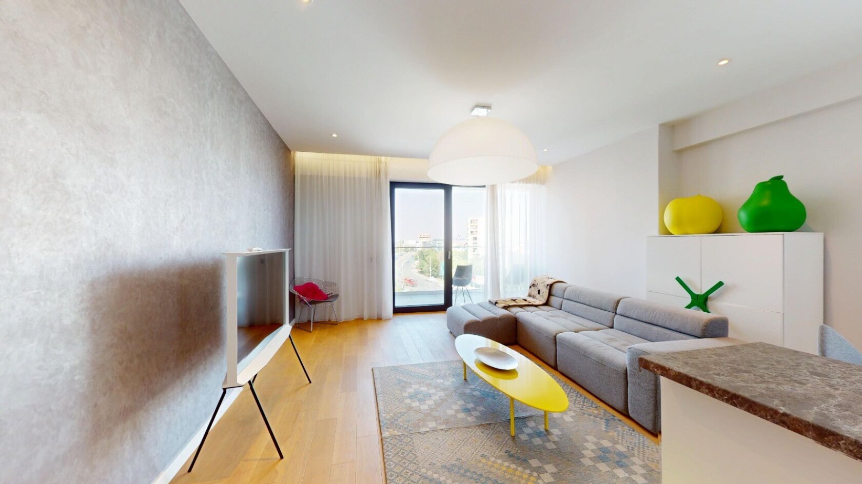 3-room apartment, one herăstrău towers, aviatiei area — fotografia 3