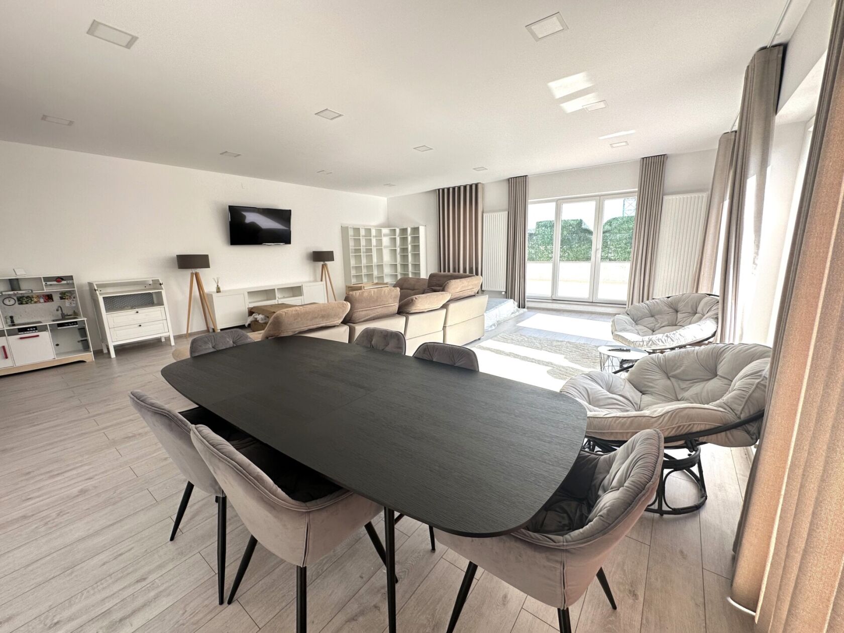 penthouse cu terasa, lac herastrau — fotografia 1