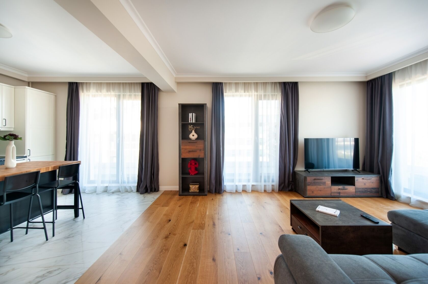 apartament 2 camere, imobil boutique, zona baneasa — fotografia 1