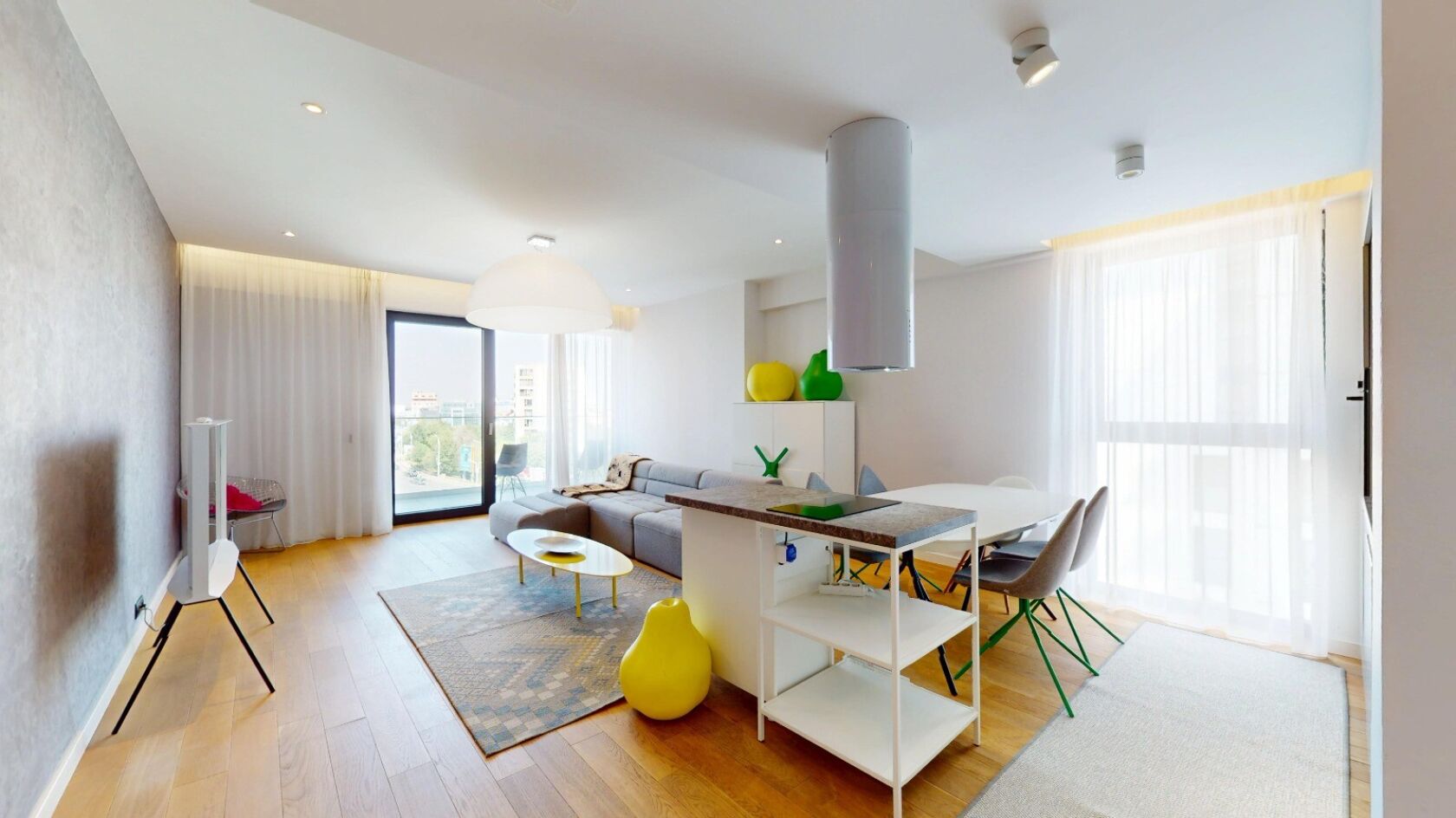 3-room apartment, one herăstrău towers, aviatiei area — fotografia 1